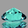 7.30 mm { 1.31 cts } Round Intense Paraiba Green Blue Apatite Natural {Flawless-VVS}