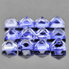 2.30 mm 12 pcs Square Princess Cut AAA Fire Natural Purple Blue Tanzanite {Flawless-VVS1}