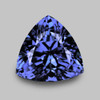 5.50 mm { 0.54 cts} Trilliant AAA Fire Intense Purple Blue Tanzanite Natural {Flawless-VVS}--AAA Grade