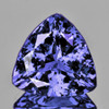 6.00 mm { 0.88 cts} Trilliant AAA Fire Top Purple Blue Tanzanite Natural {Flawless-VVS}--AAA Grade