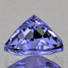 6.00 mm { 0.88 cts} Trilliant AAA Fire Top Purple Blue Tanzanite Natural {Flawless-VVS}--AAA Grade