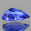 8x6 mm { 0.93 cts } Pear AAA Fire AAA Blue Tanzanite Natural {Flawless-VVS1}--AAA Grade