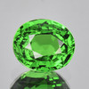 6.5x5.5 mm {0.76 cts} Oval AAA Fire Natural Chrome Green Tsavorite Garnet