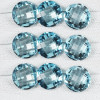 5.00 mm 9 pcs Round Checker AAA Fire Natural Sky Blue Topaz {Flawless-VVS}