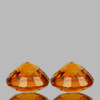 4.20 mm 2 pcs Round AAA Fire Natural Fanta Orange Spessartite Garnet { VVS }