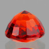 5.70x5.40 mm {1.05 cts} Semi Round AAA Fire Intense Mandarin Orange Spessartite Garnet Natural {Flawless-VVS}