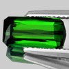 13x6 mm { 3.23 cts} Octagon Best AAA Chrome Green Tourmaline Natural {Flawless-VVS1}--AAA Grade