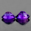 10x8 mm 2 pcs Oval AAA Fire Intense Royal Purple Amethyst Natural {Flawless-VVS}--AAA Grade