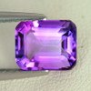 9x7 mm {2.28 cts} Octagon AAA Fire Intense Purple Amethyst Natural (Flawless-VVS1}