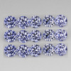 2.50 mm 16 pcs Round Brilliant Machine Cut Extreme Brilliancy Natural Light Ceylon Blue Sapphire {Flawless-VVS}