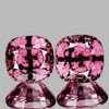 3.50 mm 2pcs Cushion AAA Fire Intense Pink Sapphire Natural {Flawless-VVS}--AAA Grade