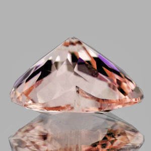 6.00 mm Heart Brilliant Cut AAA Fire Natural Golden Pink Morganite