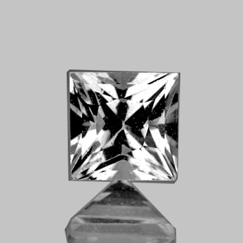 mm pcs Square Princess Cut White Sapphire Natural {Flawless