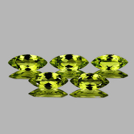 12x5 mm 5pcs Marquise AAA Fire Natural Green Gold Lemon Quartz {Flawless-VVS}