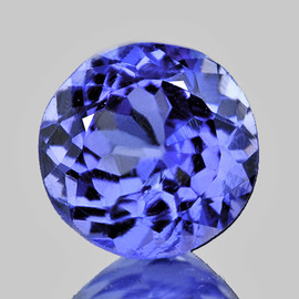 5.20 mm 1 pcs Round AAA Fire Top Purple Blue Tanzanite Natural {Flawless-VVS1}