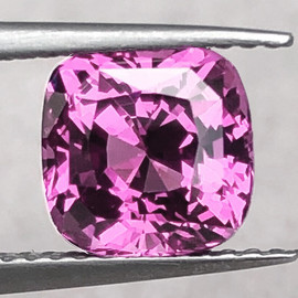 4.70 mm {0.63 cts} Cushion AAA Fire Intense Pink Sapphire Natural {Flawless-VVS}--AAA Grade