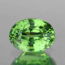 5x4 mm {0.54 cts } Oval AAA Fire Rainbow Sparkles Natural Green Demantoid Garnet