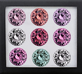 3.00 mm 10 pcs Round Best AAA Fire Natural Fancy Color Spinel Mogok {Flawless-VVS}