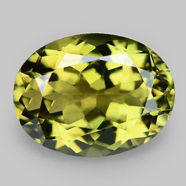 14x11 mm { 6.21cts} Cushion AAA Fire Premium Greenish Yellow Beryl 'Heliodor' Natural {Flawless-VVS}--AAA Grade