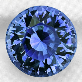 5.50 mm {0.86 cts} Round AAA Fire AAA Ceylon Blue Sapphire Natural {Flawless-VVS}--AAA Grade