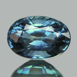6.5x4.5 mm { 0.83 cts} Oval AAA Fire Teal Green Blue Sapphire Natural {VVS}