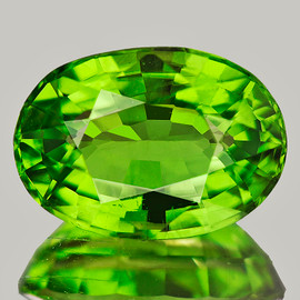 9.5x7 mm { 2.40 cts} Oval AAA Fire Intense Green Peridot Natural {Flawless-VVS}--AAA Grade