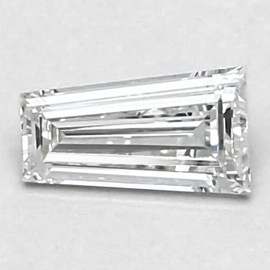 3.5x2 mm {0.09 cts} Tapered Baguette Color F-G Natural White Diamond {Flawless-VVS}