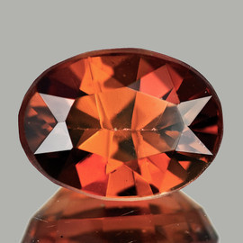 8x6 mm { 1.51 cts} Oval Cut AAA Fire Natural Color Shift Pink Orange Malaya Garnet {Flawless-VVS}