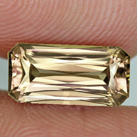 11x5 mm { 2.08 cts} Octagon Scissor Cut Best AAA Fire Natural AAA Bright Champagne Tourmaline {Flawless-VVS}--AAA Grade
