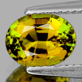 8x6 mm { 1.25 cts} Oval AAA Fire Intense Yellow Mozambique Tourmaline Mozambique Natural {Flawless-VVS}--AAA Grade