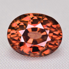 7x6 mm { 1.65 cts} Oval Cut Extreme Brilliancy Natural Color Shift Pink Orange Malaya Garnet {Flawless-VVS}--AAA Grade