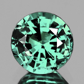 4.50 mm Round Cut AAA Fire Natural AAA Blue Green Emerald { Flawless-VVS }--AAA Grade