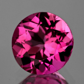 4.80 mm Round Brilliant Cut Extreme Brilliancy Intense Hot Pink Tourmaline Natural {Flawless-VVS}--AAA Grade