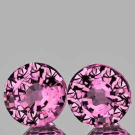 4.30 mm 2 pcs Round AAA Fire AAA Cherry Blossoms Pink Spinel Natural {Flawless-VVS}--AAA Grade
