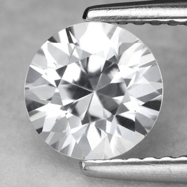 5.30 mm { 0.67 cts } Round Machine Brilliant Cut Extreme Brilliancy Natural Diamond White Sapphire {Flawless-VVS1}--AAA Grade 5.30 mm { 0.67 cts } Round Machine Brilliant Cut Extreme Brilliancy Natural Diamond White Sapphire {Flawless-VVS1}--AAA Grade