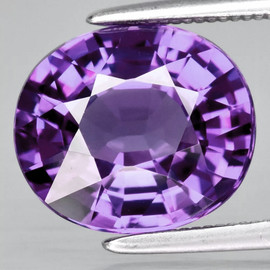 6x5 mm { 0.70 cts } Oval Extreme Brilliancy Natural Magenta Purple Spinel {Flawless-VVS}--AAA Grade