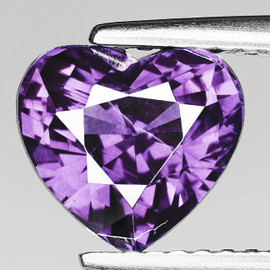 6.00 mm Heart AAA Fire Natural Magenta Purple Spinel {Flawless-VVS}--AAA Grade