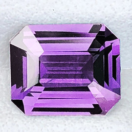 5.5x4.5 mm { 0.83 cts } Octagon Emerald Cut AAA Neon Natural Magenta Purple Spinel {Flawless-VVS}--AAA Grade