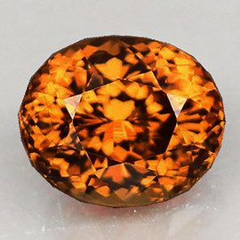 7x6 mm { 1.35 cts} Oval Brilliant Cut Extreme Brilliancy AAA Golden Yellow Mali Garnet Natural {Flawless-VVS}--AAA Grade