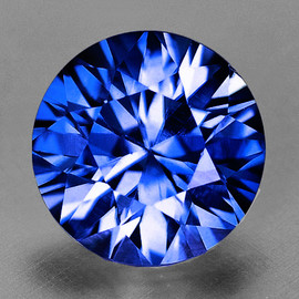 4.50 mm Round Machine Brilliant Cut Extreme Brilliancy Intense AAA Ceylon Blue Sapphire Natural {Flawless-VVS}--AAA Grade