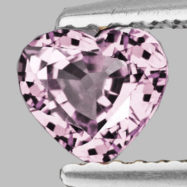 4.00 mm Heart AAA Fire Natural Light Pink Sapphire {Flawless-VVS}