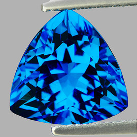 13.00 mm Trilliant Brilliant Cut AAA Fire Premium AAA Swiss Blue Topaz Natural {Flawless-VVS1}--AAA Grade