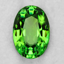 7x5 mm { 1.17 cts } Oval AAA Rainbow Sparkle Premium Green Demantoid Natural (Flawless-VVS)--AAA Grade--FREE CERTIFICATE