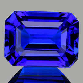 8x6 mm { 2.04 cts } Octagon Emerald Cut AAA Neon Best AAA D Block Purple Blue Tanzanite Natural {Flawless-VVS1}--Premium Grade--FREE CERTIFICATE