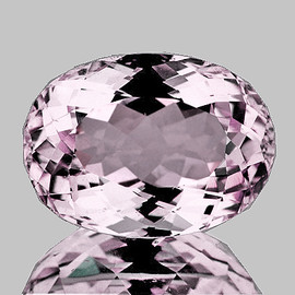 9.5x7.5 mm { 2.26 cts} Oval Brilliant Cut Extreme Brilliancy Natural Pink Morganite [Flawless-VVS]--AAA Grade
