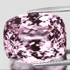 12x9 mm { 4.70 cts } Cushion Brilliant Cut Extreme Brilliancy Natural AAA Pink Morganite { Flawless-VVS }--AAA Grade--FREE CERTIFICATE