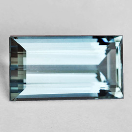 12x7 mm { 3.23 cts } Baguette Emerald Cut Extreme Brilliancy Natural Blue Aquamarine {Flawless-VVS}--AAA Grade