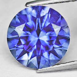 4.30 mm Round Brilliant Cut Best AAA Fire Intense Blue Sapphire Natural {Flawless-VVS}--AAA Grade