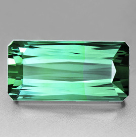 12x6 mm { 2.84 cts} Octagon Scissor Cut Extreme Brilliancy AAA Mint Green Blue Tourmaline Natural Afghanistan {Flawless-VVS}--AAA Grade