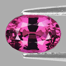 6x4.5 mm { 0.65 cts } Oval Extreme Brilliancy Natural Hot Pink Mahenge Spinel {Flawless-VVS}--AAA Grade